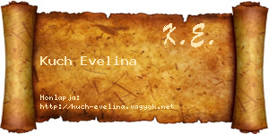 Kuch Evelina névjegykártya